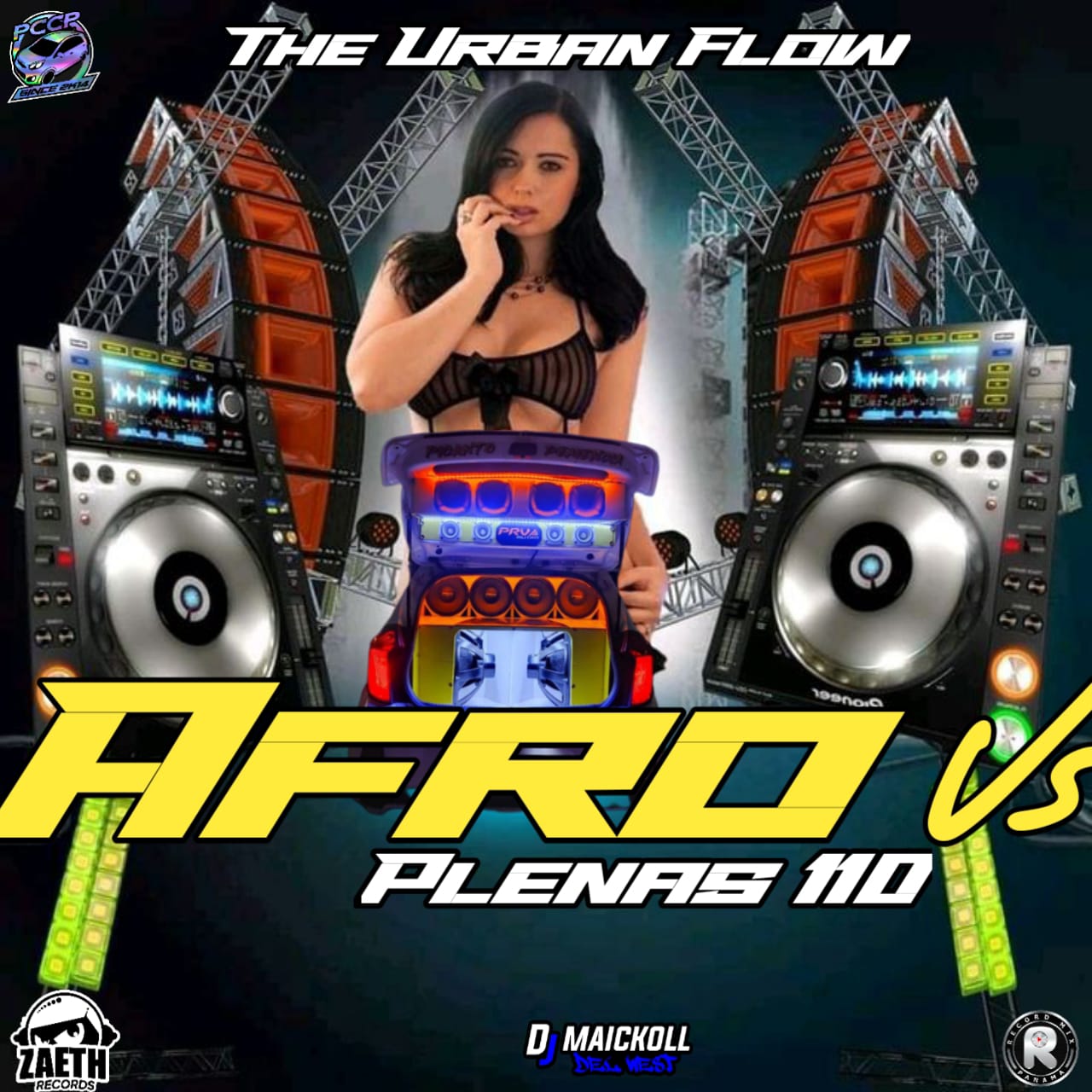 Afro VS Plenas 110 Mix  Tape   By Dj Maickoll Del West Ft Picanto Demencia